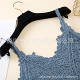 2025 New Hook And Flower Hollow Hoodie Outside The Coat Wearing A Small Sling Vest Woman
