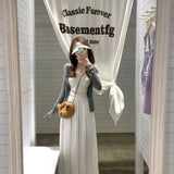 Set Women's Early Autumn New Cardigan Coat Sling Vest Top Sweet Thin Half Skirt Three-Piece Set
