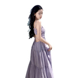 2026 Summer Fairy Holiday Dress Digging Big Dress With Flame French Suspension