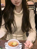 Know-Heart Sister Winter New 48 100 Wool High Collar Inside Knitted Solid Color Collar Bottom Shirt Top Woman