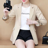 Women's Small Suit 2026 Spring And Autumn New Korean Version Of Small Man To Slim Up Thin Suit Coat