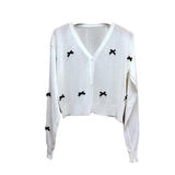 Net Red Bow Sunscreen Canpertable Small Cardigan Summer Shirt Women Loose Short Knitted Thin Coat Women