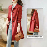 Women's Long-Term 2025 Spring And Autumn New Fashion Trend Temperament Loose Thin And Windwear Women's Clothing