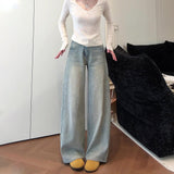 [Offic Website] Full Star Heavy Industry Hot-Legged Jeans Women In The Spring Of 2026 New Loose Straight Pants
