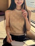 Qianjin 50 Sheep Hair Exquisite Hand Nail Embroidery Knitted Vest + Two Sets Of Cardigan
