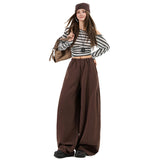 2026 Autumn And Winter New Thick Fashion Free Leisure Sweatpants Women Loose Thin Broad Leg Pants Tide