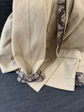 Old Money Wind Colliding With The Collar Trench Coat Women's Autumn 2025 New Retro Casual Temperament Long-Term Jacket
