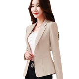 Small Suit Jacket Women's Spring And Autumn Women's Suit Korean Version Of The New Korean Version Of The Casual Repair Body Dress Woman
