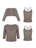 Cross-Ballet Love Ballet Series_Fleet After Cross-Sling Belt / Shoulder / Cardigan Two Sets