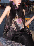 [Mei Yun Danhua] Guofeng New Chinese Summer People Silk Peony Tihua Four-Piece Set Of Women