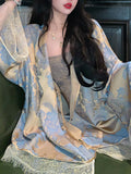 New Chinese Style Buckle Zen Chinese Style Lace T-Shirt Coat Lady