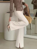 Slim Slim Velvet Trousers Women Autumn And Winter Warm Thin Pants / Keep Warm And Wear