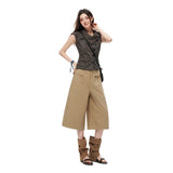 26 Years Of Summer Solid Color Hanging Feeling Loose Casual Seven-Point Trousers Women's Broad Legs Summer Thin Broad-Legged Trousers
