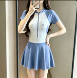 2026 New Swimsuit Girl Girl Girl Swimsuit Dress Swimsuit Swimsuit Summer Sports Body Cover