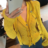 Early Autumn Sweet Lemon Jennie The Same Money Yellow Knitting Vest + Open Shirt White Suit Woman