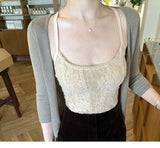 Cross-Ballet Love Ballet Series_Fleet After Cross-Sling Belt / Shoulder / Cardigan Two Sets