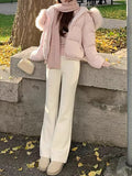 Pants King! Tian Silk Wool 500G Thick Heat Storage Micro-Stuffed Velvet Trousers