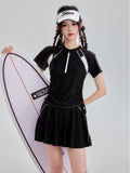 Wow New Edgy Sport Split Swimsuit Fashion Tennis Style Student Skirt Flat Angle Swimming Suit Bolisi 2570
