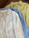 White Thin Sunscreen Long-Sleeved Shirt Coat Women Outside The Summer Shirt Loose Top