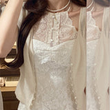 Important Date Day Pure Beauty Lace Suspension Dress
