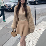 Audrey Delicate Girl Is Elegant Taut Wool Umbrella Skirts Slimy Skirt Autumn And Winter Pure Color