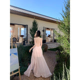 2026 Wave Stumbling Retro Sexy Multi-Layer Tulle Laminated Design Fairy Dress Woman
