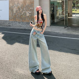 26Th Ootd!| Spring 2026 New Old Cat Must Be Wrinkled Loose Broad-Legged Jeans Small