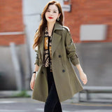 Windcoat Women's Long-Term 2026 Spring And Autumn New British Wind Small Man With Ocean Gas Thin Waist Coat Woman