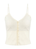 Muse Love Words Pure Desire To Take A Thousand Gold Elegant Wool-Blended T-Flower Small Sling Vest For Women Wear