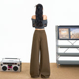 Vintage Autumn And Winter New Denim Trousers Feel Comfortable And Thin And Tugging Every Day Lazy Wind Loose