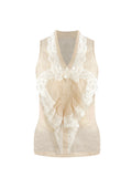 Summer Antique Lace Wearing & Linen Lace Shorts