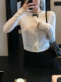 Wool Small Knitted Short Thin Knitted Shirt