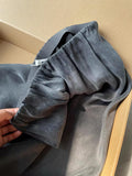 CHAO Class Recommended! Great Wear ~ Heavy Black Copper Ammonia Casual Pants Women Summer Soft Smooth Broad Leg Pants