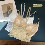 792# Pure Sexual Lace Lace Sling Vest Women Autumn And Winter New Inside A Short Repair Jacket Shirt
