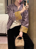 Twilight Mountain Floating Scene | New Chinese Style To Improve The Old Money Retro Wreet Jacket