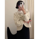 New Chinese Style Coat 2025 Autumn And Winter Small Two-Sided Coat Super Good-Looking Fashion