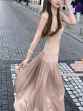 Amants Sakura Island Love - Elegant Silk Sheep Hair Lace / Folding Skirt
