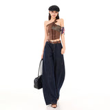 26Ss | 2026 Spring/Summer New Vintage Loose Lazy With Comfortable Knife Denim Pants