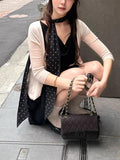 Basic Charm Fine Spinning Full-Haired Cool Sunscreen Ice Silk Cardigan Small Outer Hoodie Shirt Thin Knitted Shirt