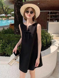 Short-Sleeved Dress Women's New French Temperament Fairy Dress Hepburn Sleeveless Sleeveless Vest Skirt In Summer 2026