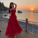 2025 Other Side Flower Design Feeling Waist Lotus Leaf Side Dress Dress Sanya Holiday Temperament Dress