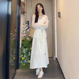 White Hanging Licks Women's Summer 2025 New Gentle And Style Temperament Wears A Seaside Vacation Dress