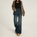 Loose Elastic Pure Black Micro-Horned Cowboy Cowgirl Not Pressed Leg Straight Horn Display Thin Leg Size
