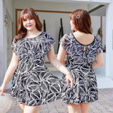Strict Size Swimsuit Female Fat Mm160 Pounds With Chest Cushions To Cover The Mother With Fattening Plus Dress Swimsuit Batch