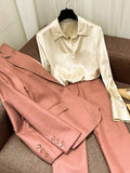 40 Mme Heavy Silt Shirt Silk Silk High-End Temperament Shirt Female 1126