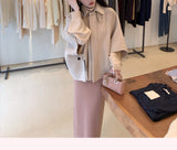 Duviet Evergreen Half Dress Medium Long Knitted Half-Dress