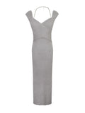 Sleeveless Early Autumn New Pit Strip Knitted Dress High-Grade Soft Style Small Design Long Dress