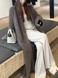 Bose Twilight High-Quality Private Clothing Line Gaco Dyes Major Mahai Hairy Cardigan Long Coat Women Autumn And Winter