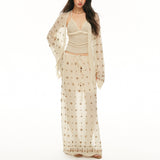 I've Seen Pennida Vacation Breeze Knitted Jersey Sling Suit Women's Summer Half Dress