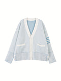 Milk Fragrant Little Baby Fried Chicken Love ~ Heavy Industry Tight Knit Warm Knitting Big Shirt Coat Girl Spring